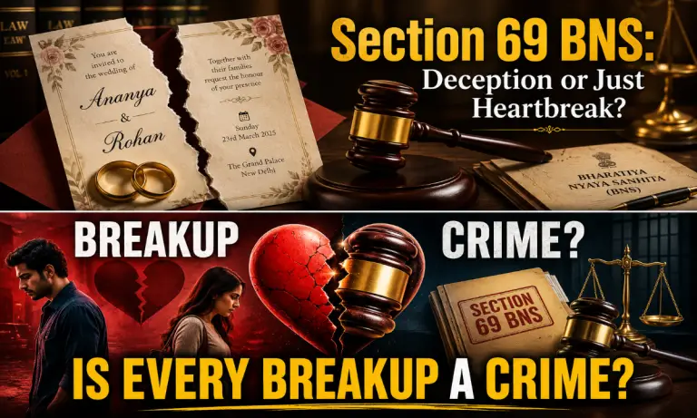 Section 69 BNS false promise of marriage crime India legal explainer