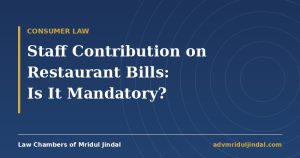 Staff contribution on restaurant bills: is it mandatory? Consumer law guide